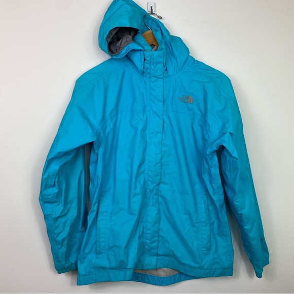 The north face rain jacket HYVENT aqua XL blue - Picture 1 of 7